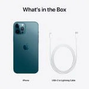 Restored Apple iPhone 12 Pro Max 128GB (Cricket Wireless) Blue (Refurbished)
