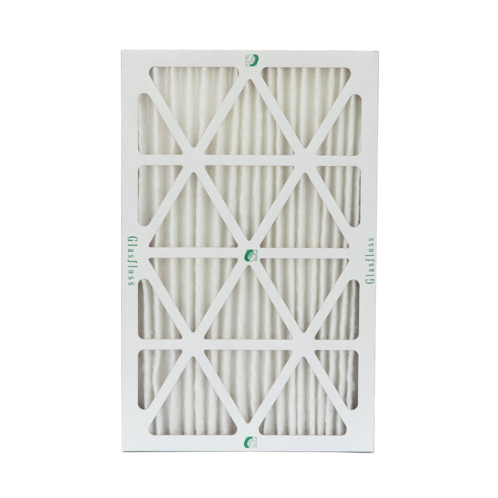 12 Pack of 20x30x2 MERV 10 Pleated 2" Inch Air Filters by Glasfloss. Actual Sizeize: 19-5/8 x 29-5/8 x 1-3/4