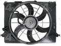 Four Sizeeasons Engine Cooling Fan Assembly P/N:76325 Fits select: 2009-2014 HYUNDAI GENESizeISize