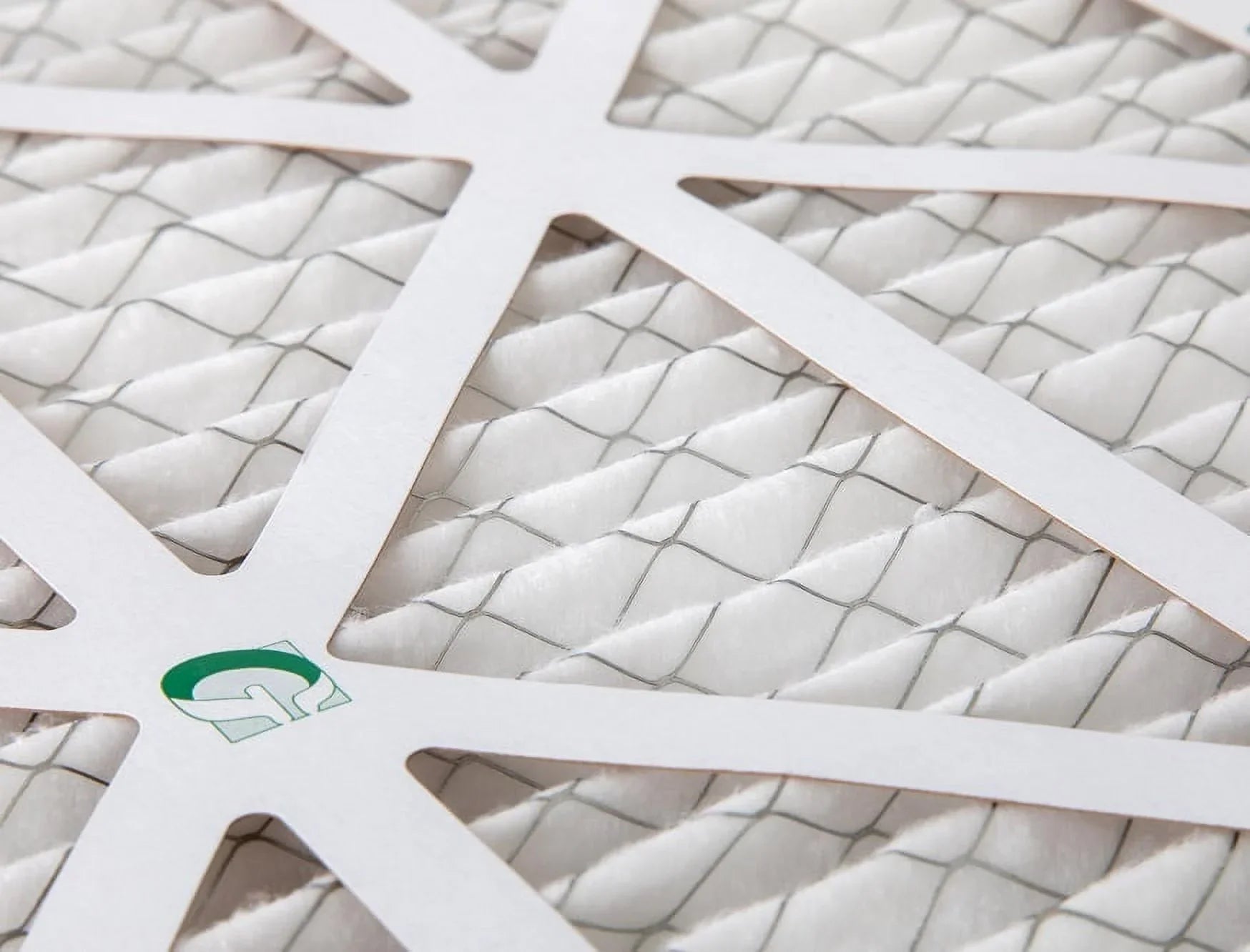 12 Pack of 18x20x1 MERV 13 Pleated Air Filters by Glasfloss. Actual Sizeize: 17-1/2 x 19-1/2 x 7/8