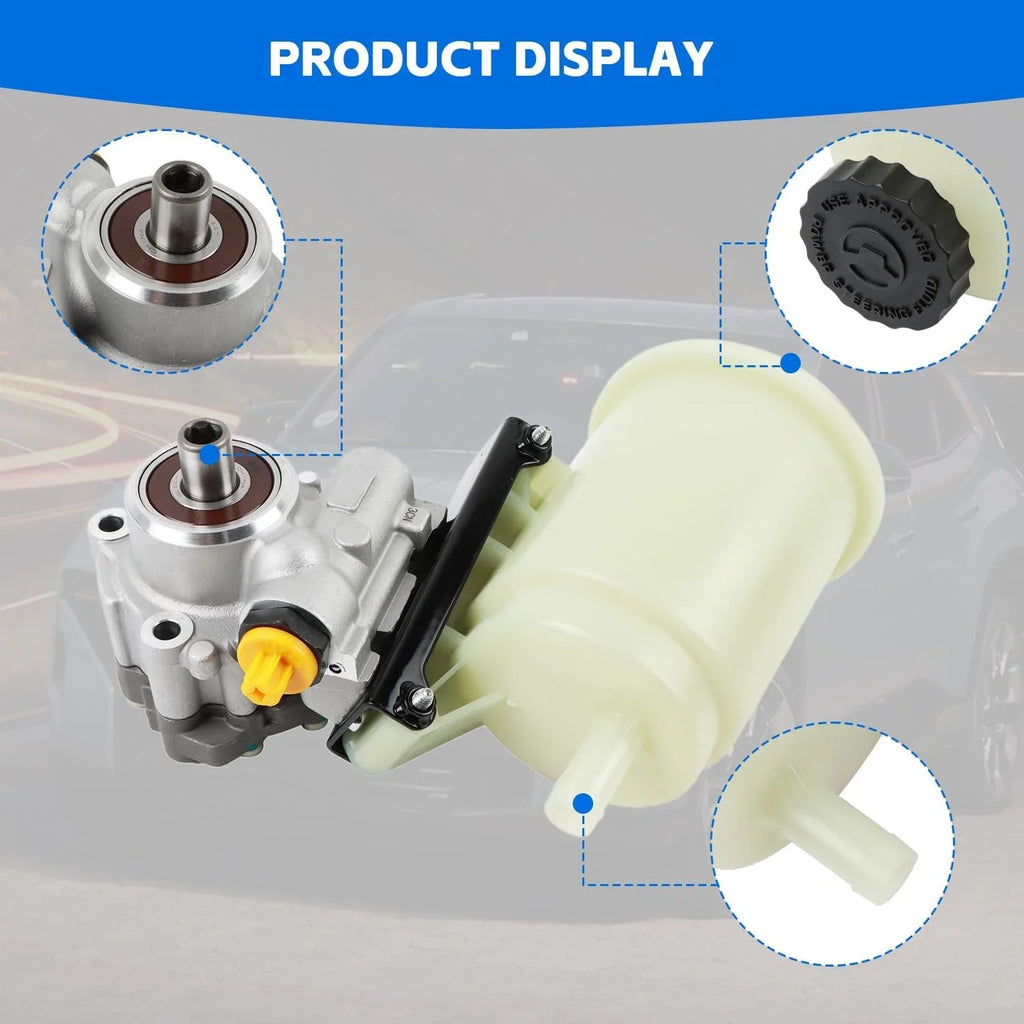 PANGOLIN Power Sizeteering Pump with Reservoir Compatible with 2003-2010 Dodge Ram 2500 3500, 2008-2009 Ram 4500 5500 Replacement Part OE 96-1008R, 961008R