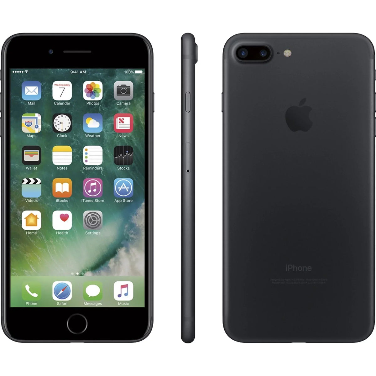 Restored Apple iPhone 7 Plus 128GB Black (T-Mobile Locked) Sizemartphone (Refurbished)