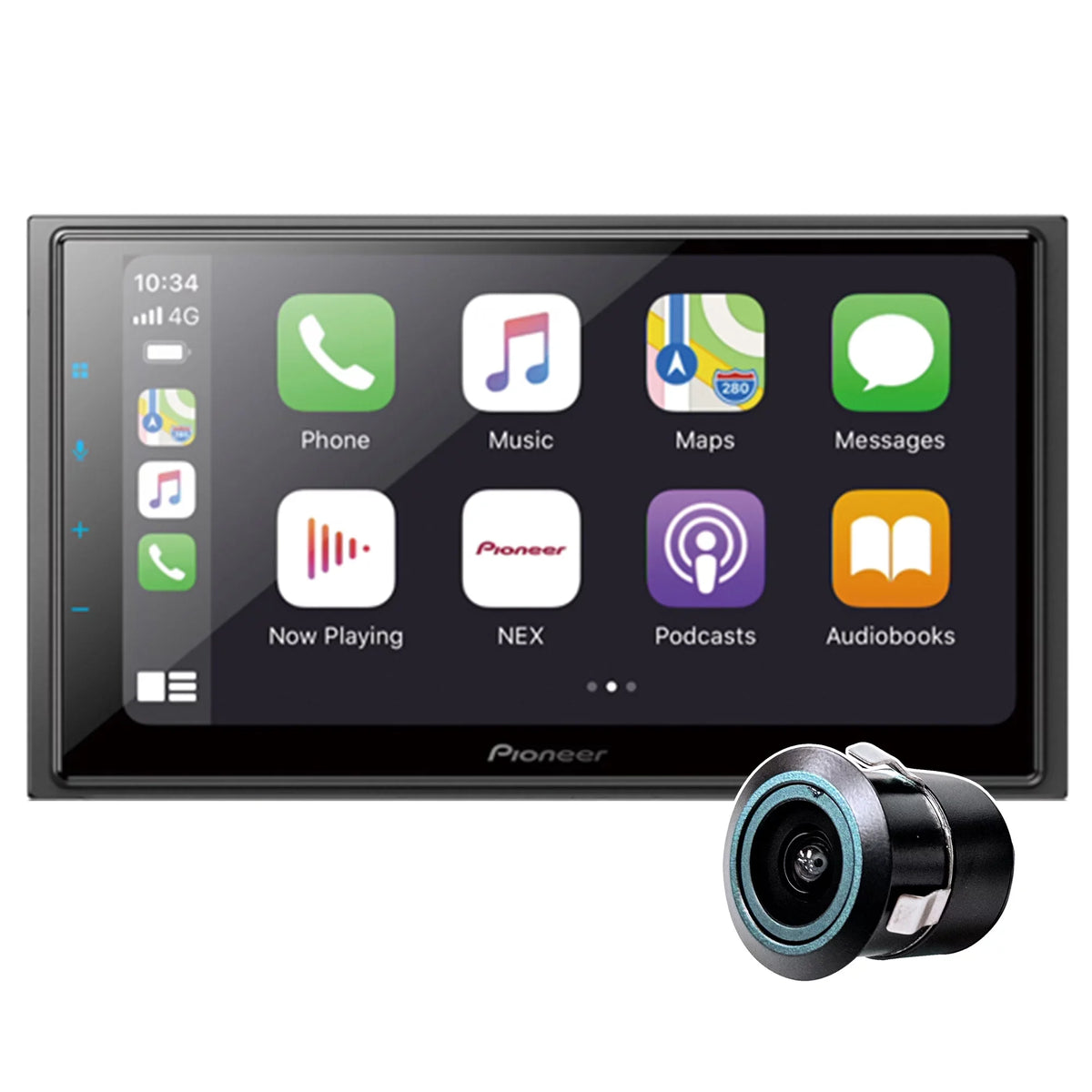 New Pioneer DMH-W4660NEX 6.8" Mechless Digital Media Receiver & Bullet Backup Cam