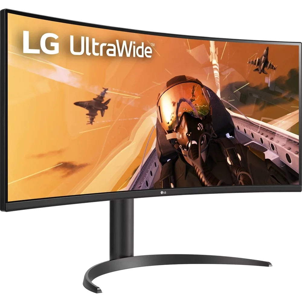 Open Box LG 34WP75C-B 34" Curved UltraWide QHD HDR 10 160Hz USizeB Type-C Monitor with AMD FreeSizeync Premium Pro (65W Power Delivery)