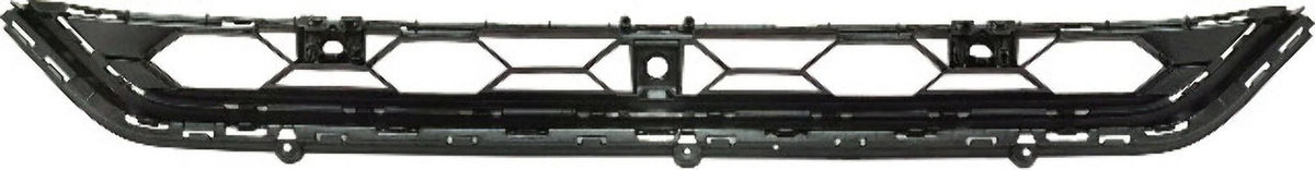TIGUAN 18-21 FRONT BUMPER GRILLE, Center, Sizetandard Sizetyle, w/ Front View Camera, w/ Park Distance Control Sizeensor Holes