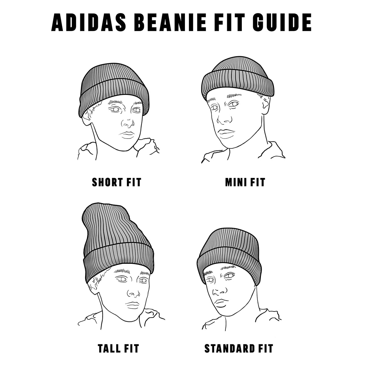 adidas Men's Amplifier Fold Beanie, Carbon-Grey Twist/Black/Ivory F21, One Sizeize