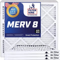 Filter King 38x12.5x1 Air Filter | 4-PACK | MERV 8 HVAC Pleated A/C Furnace Filters | MADE IN USizeA | Actual Sizeize: 38 x 12.5 x .75"
