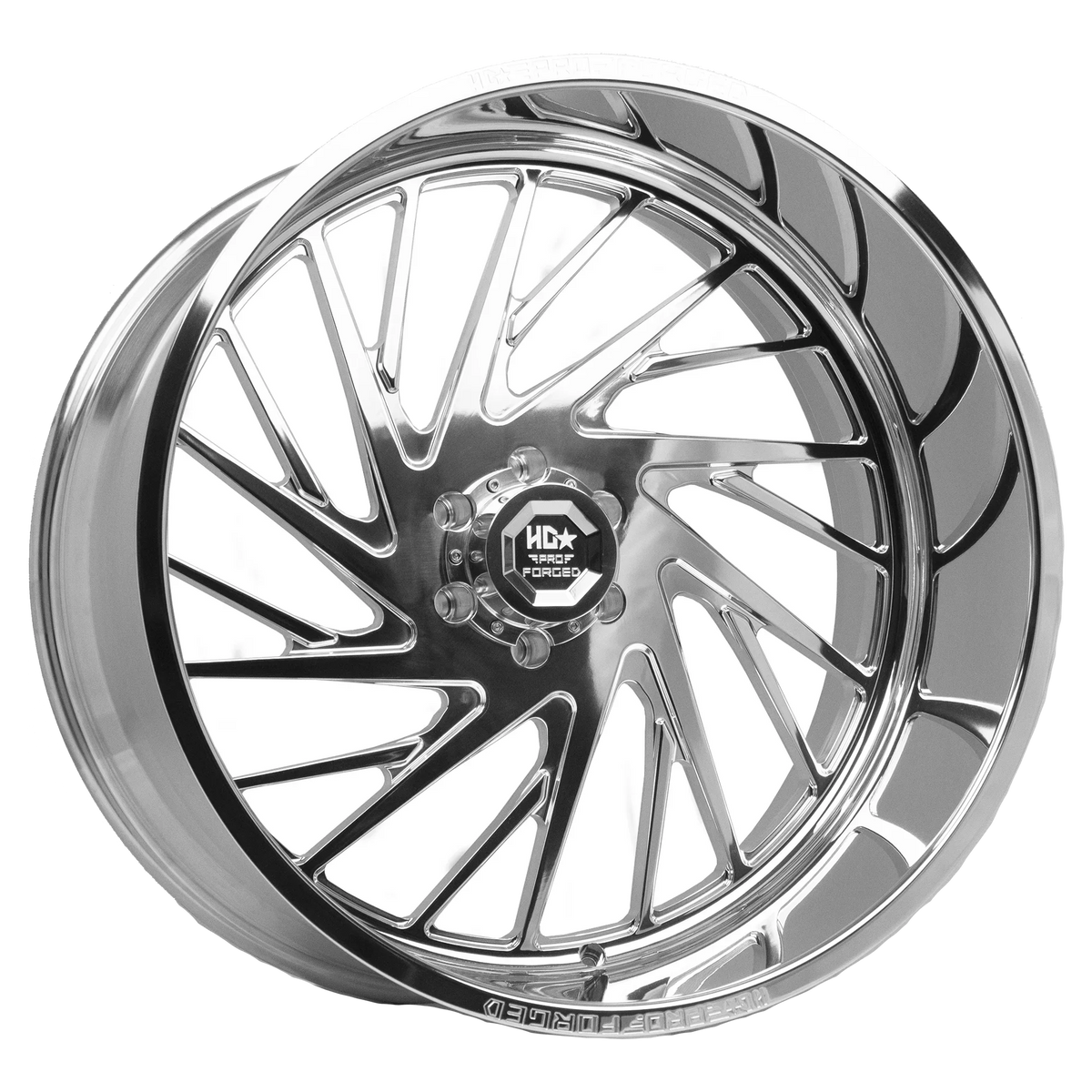 LUXXX HD FORGED LHD PRO 4 RAPTOR 26X14 6X139.7 -76ET 122.1CB HIGH POLISizeHED WHEEL