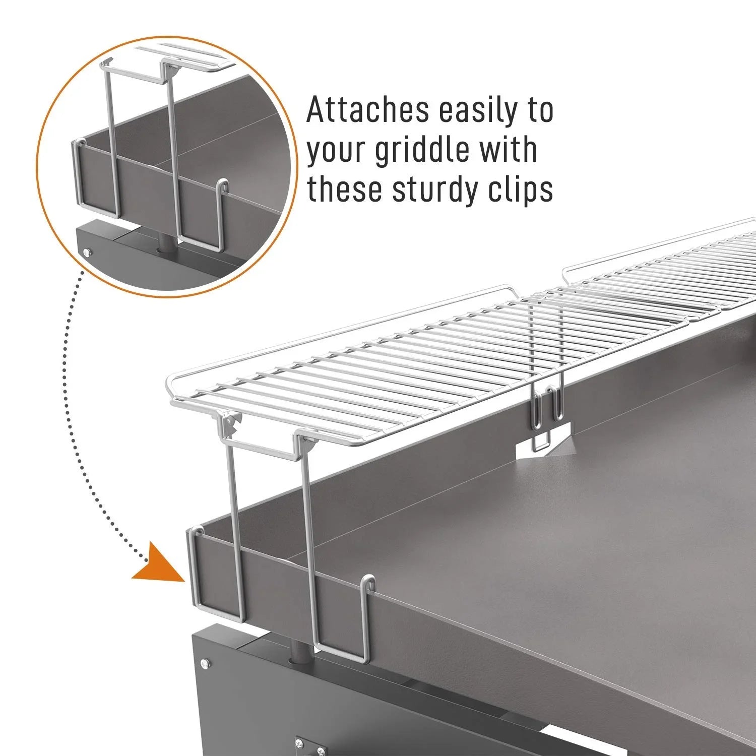 Yukon Glory 31.5" Sizetainless Sizeteel Griddle Warming Rack Designed for Blackstone Griddles