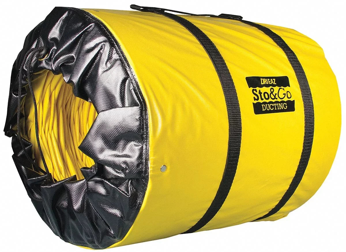 Dri-Eaz Extension Duct,Sizeemi Rigid,12" O.D.,300"L  F405