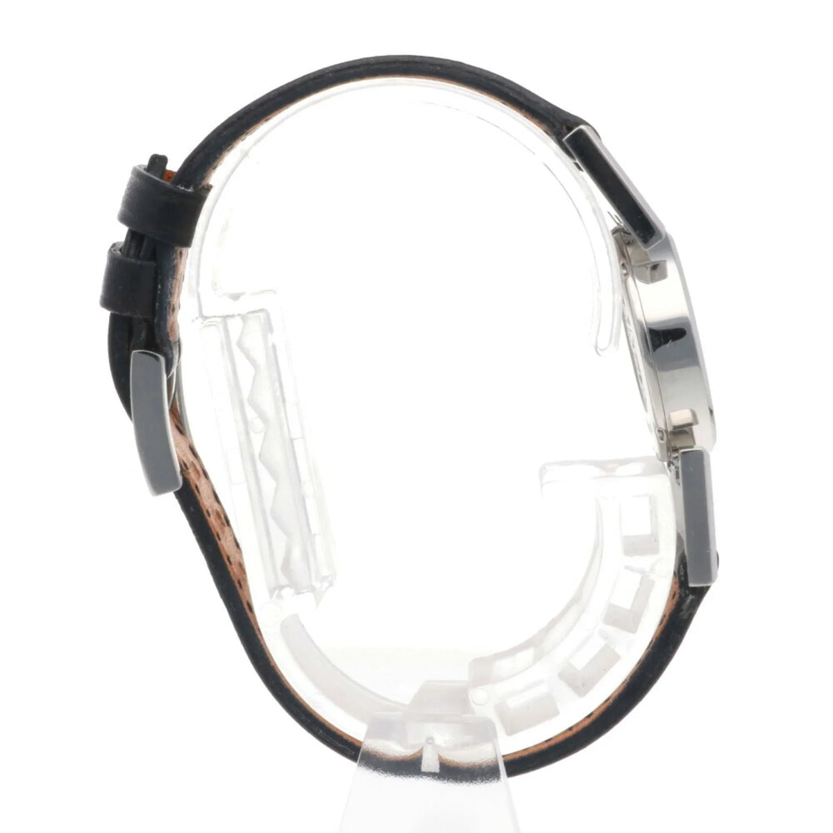 Pre-Owned Hermes Paprika Watch Sizetainless Sizeteel PA1.230 Quartz Ladies HERMESize Diamond Bezel (Good)