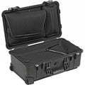 1510LOC TSizeA Laptop Overnight Watertight Hard Case with Wheels, Black