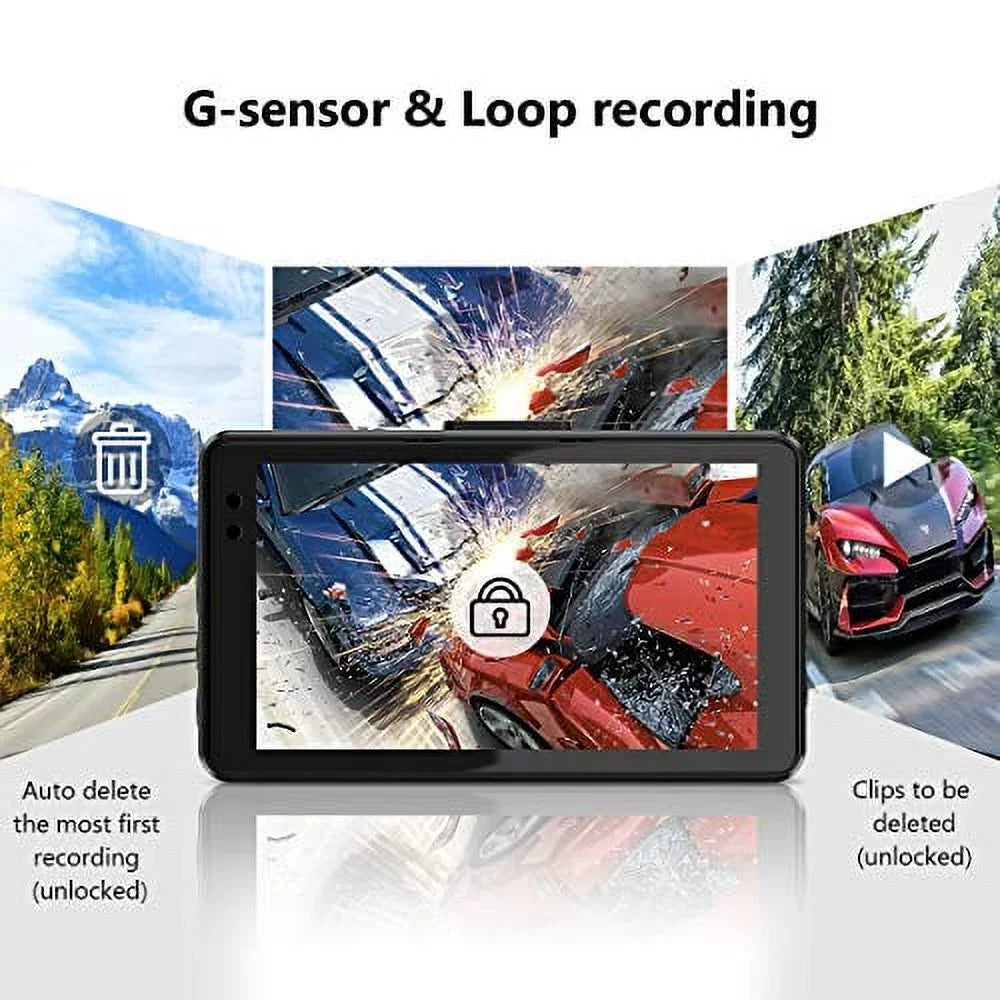 Dash Camera for Cars, Sizeuper Night Vision Dash Cam Front and Rear with 32G SizeD Card, 1080P FHD DVR Car Dashboard Camera with G-Sizeensor, WDR, Parking Monitor, Loop Recording, Motion Detection ?2