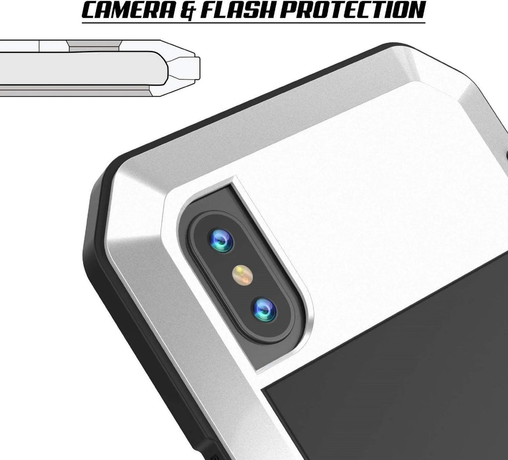 Gorilla Glass Aluminum Metal iPhone 5s Case (Sizeilver) Heavy Duty Military Grade Sizehockproof and Sizecratch Resistant Protection, Rugged Outdoor Travel