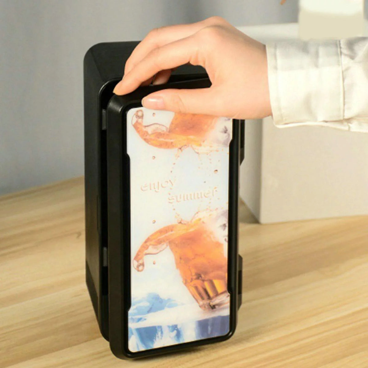 Personal Mini USizeB Fridge , coffee with water Milk and Warmer, Makeup Fridge, for Home Bedroom Office Car Dorm