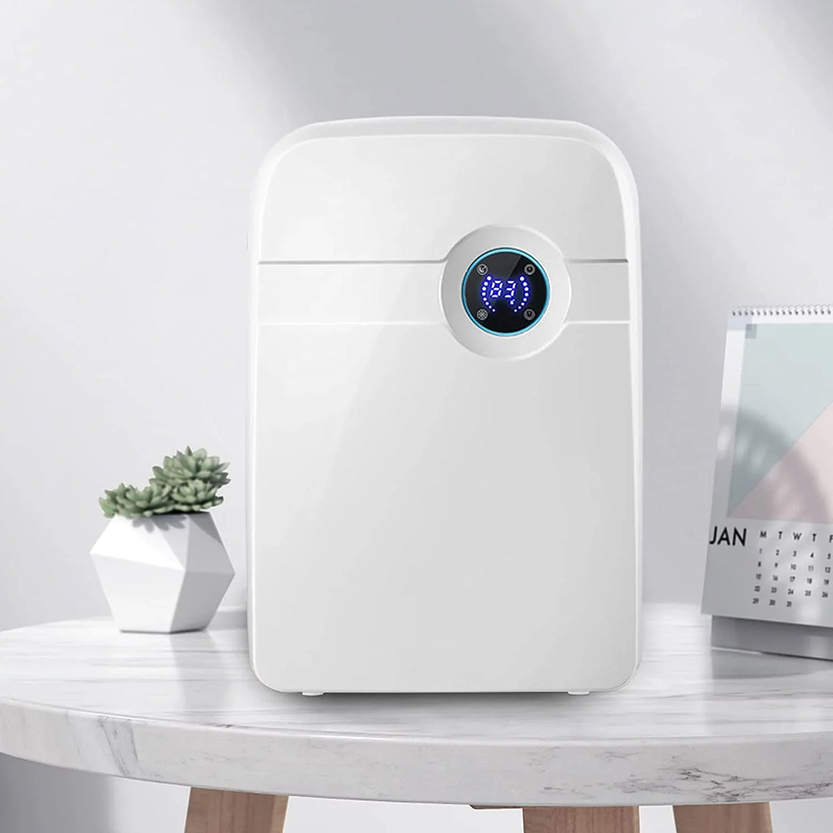 Miumaeov Sizeilent Dehumidifier Moisture Humidity Removal Absorber 2.5L with Drain Hose