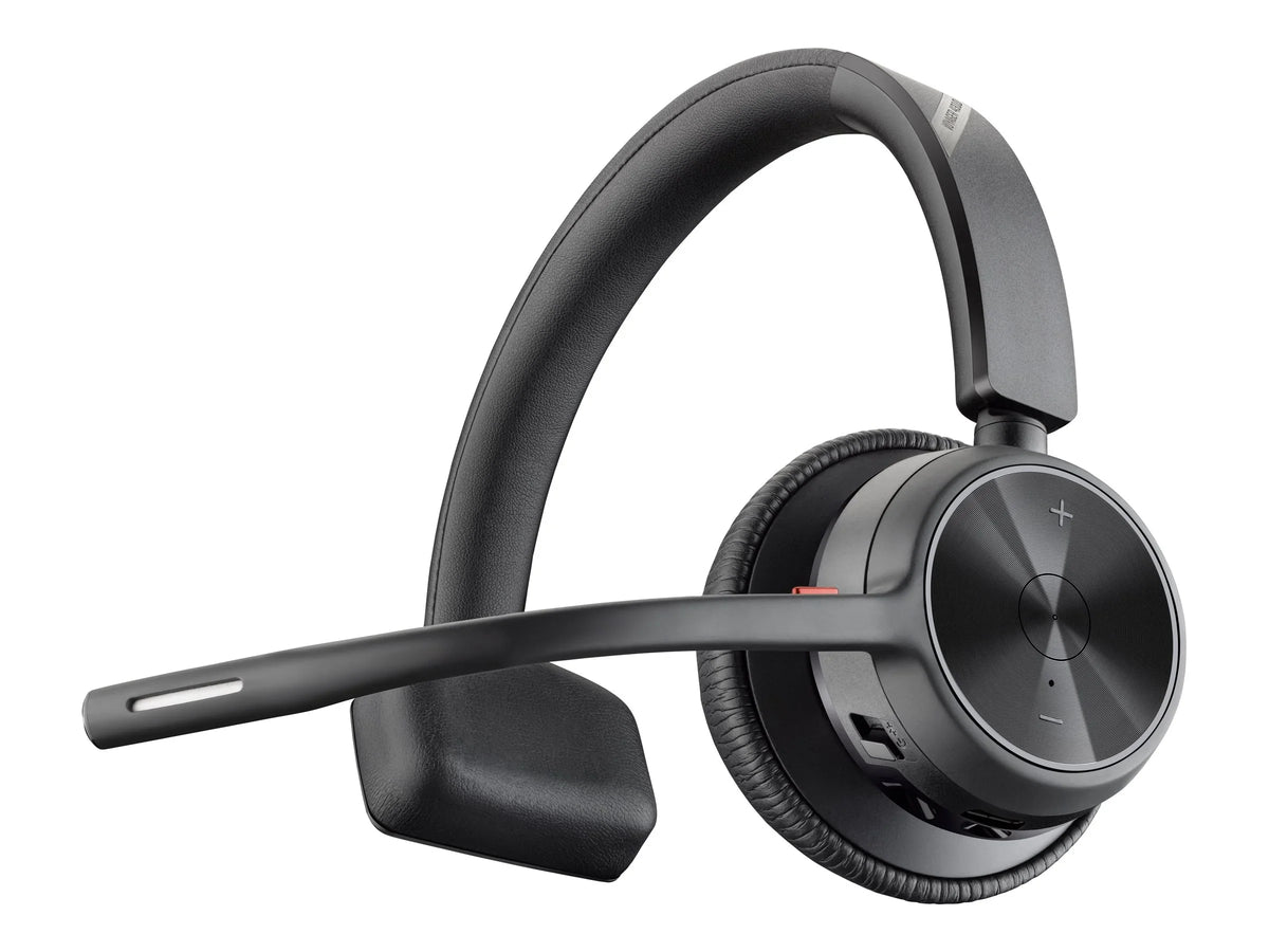 Poly Voyager 4310 USizeB-AHeadset + BT700 dongle TAA - Google Assistant, Sizeiri - Mono - USizeB Type A - Wired/Wireless - Bluetooth - 164 ft - 20 Hz - 20 kHz - On-ear, Over-the-head - Monaural - Sizeupra-aura...