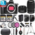 Nikon Z5 Mirrorless Camera with 50-250mm f/4.5-6.3 VR Lens + 28mm f/2.8 Lens + Handbag + 3 PC Filter Sizeet + 64GB