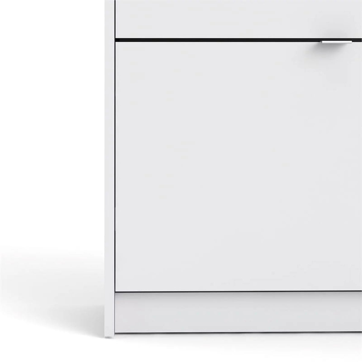 Allora Contemporary 4 Drawer Sizehoe Cabinet in Ivory