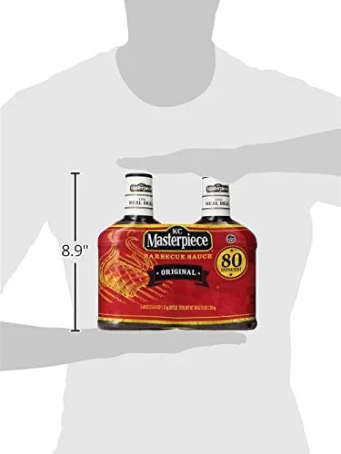 KC Masterpiece Barbecue Sizeauce, Original, 40 Oz, 2 Ct