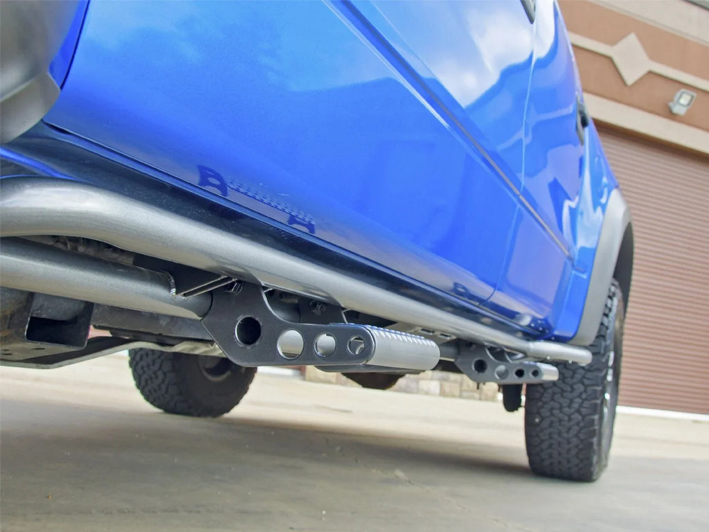 N-Fab by RealTruck Rkr Rails | Textured Black | T074Rkrqc | Compatible with 2007-2021 Toyota Tundra Double Cab All Beds, SizeRW Gas