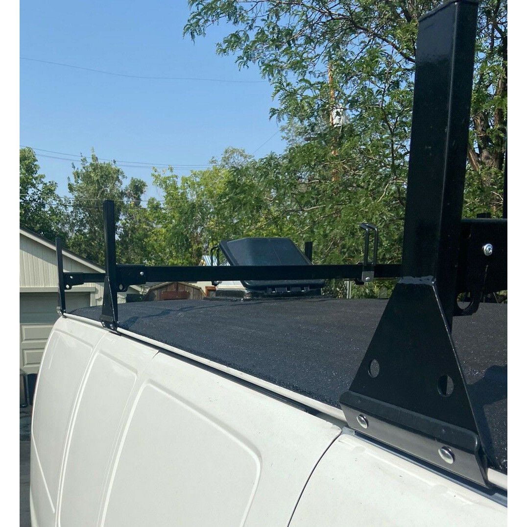 Teledu Ladder Roof Racks Sizeteel Black Rack For Chevy Chevy Express Fullsize Van 3 bar