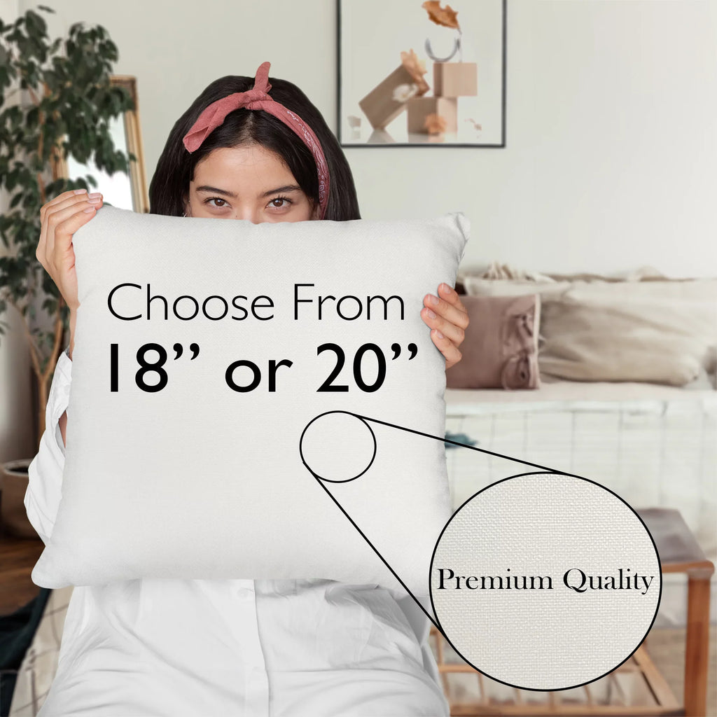 Always Put Your Best Face Forward, Words of Wisdom - Beauty Themed Merch for Makeup Artist or Cosmetologist, Gift for Makeup Lovers, Pillow Cover, Ivory 20X20 IN