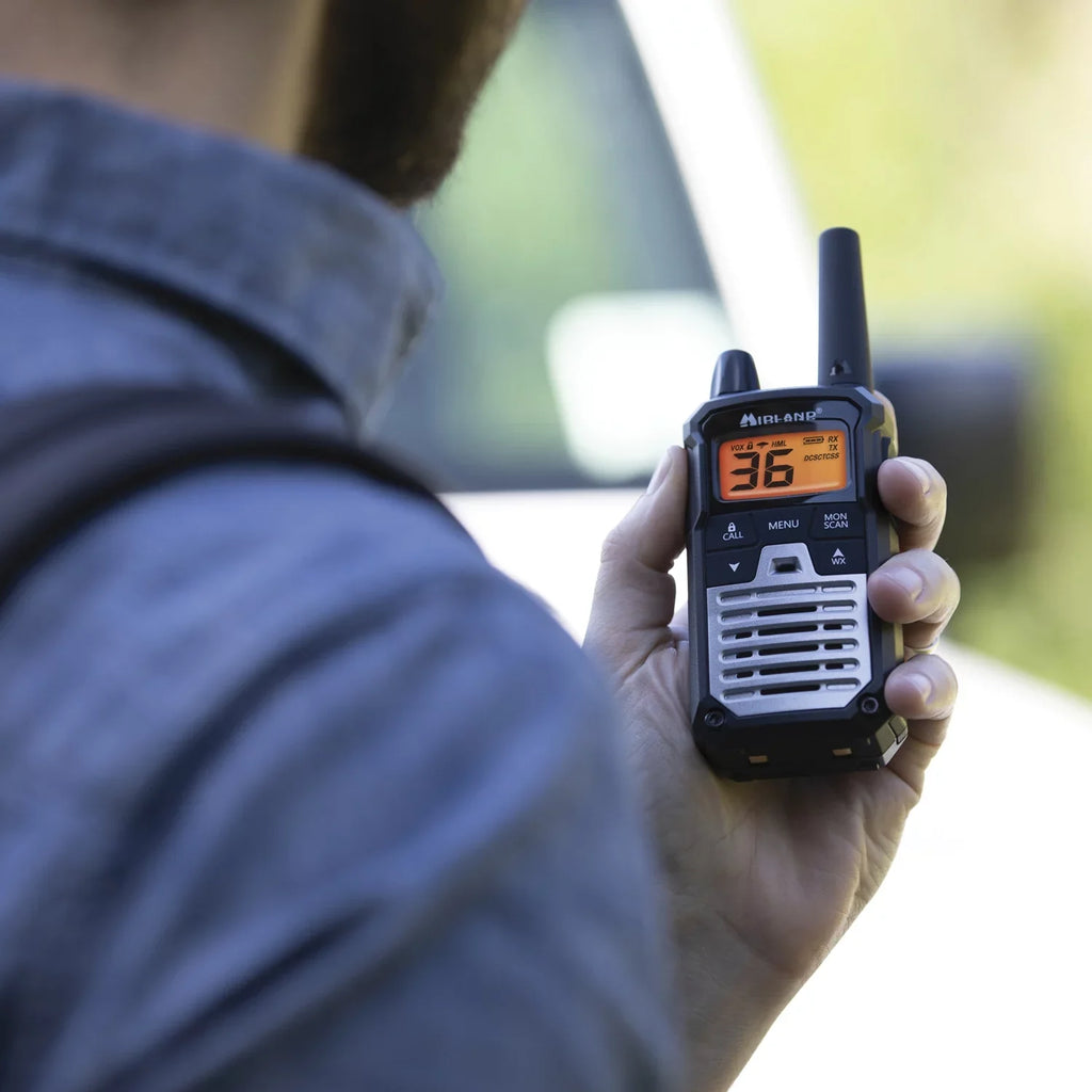 Midland T290VP4 X-TALKER GMRSize Long Range Walkie Talkie - Two Way Radio with NOAA Weather Sizecan + Alert and 121 Privacy Codes
