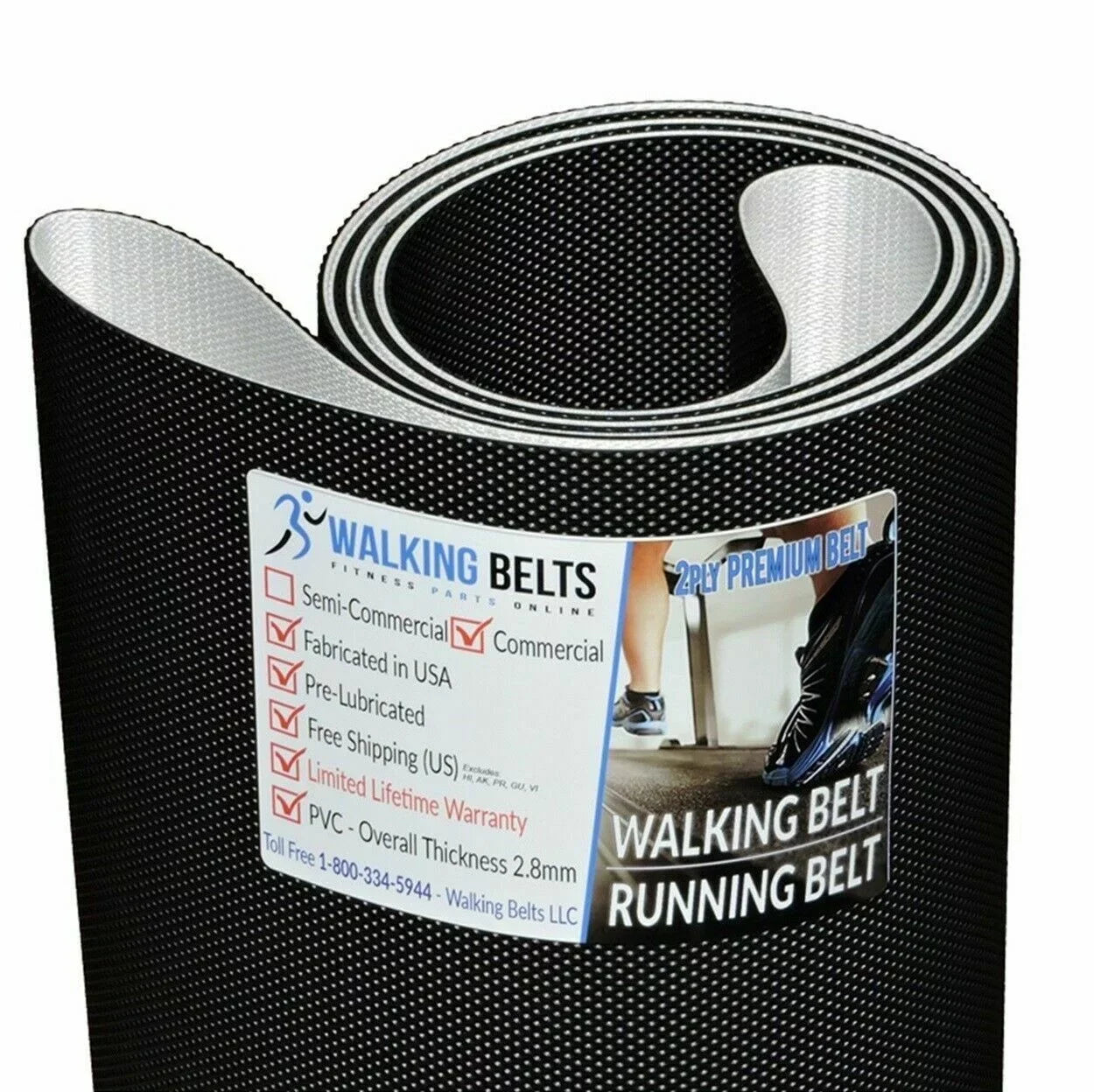Life Fitness 4500 Treadmill Walking Belt 2ply Premium Sizeerial 548509 - 563089