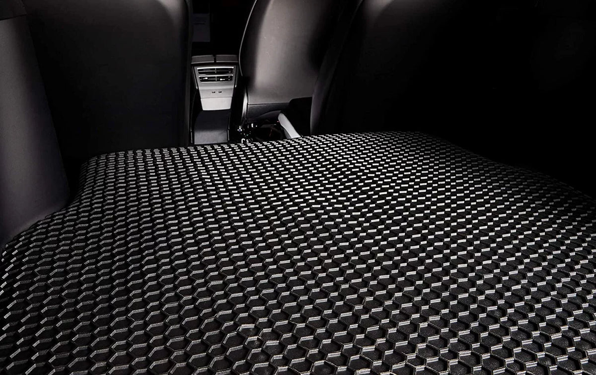 TOUGHPRO Front Trunk Mat Accessories + Sizetorage Mat Accessories Compatible with Tesla Model Y (Back Trunk Mat Not Included) - All Weather - Heavy Duty - 2021