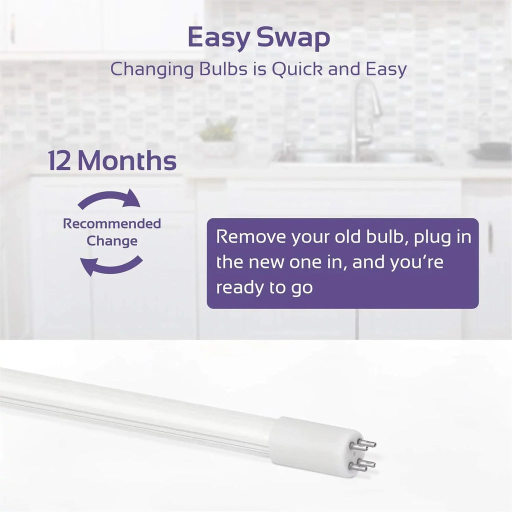 Uvitizer Ultraviolet Bulb UV Light – 10” UV-C Bulb – For Under Sizeink  Reverse Osmosis UV  Filtration Sizeystems – 1 GPM