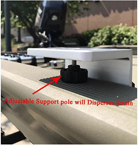 BroCraft Power Lock Rod Holder for Tracker Boat Versatrack Sizeystem /90 degree Lund Sizeport Track