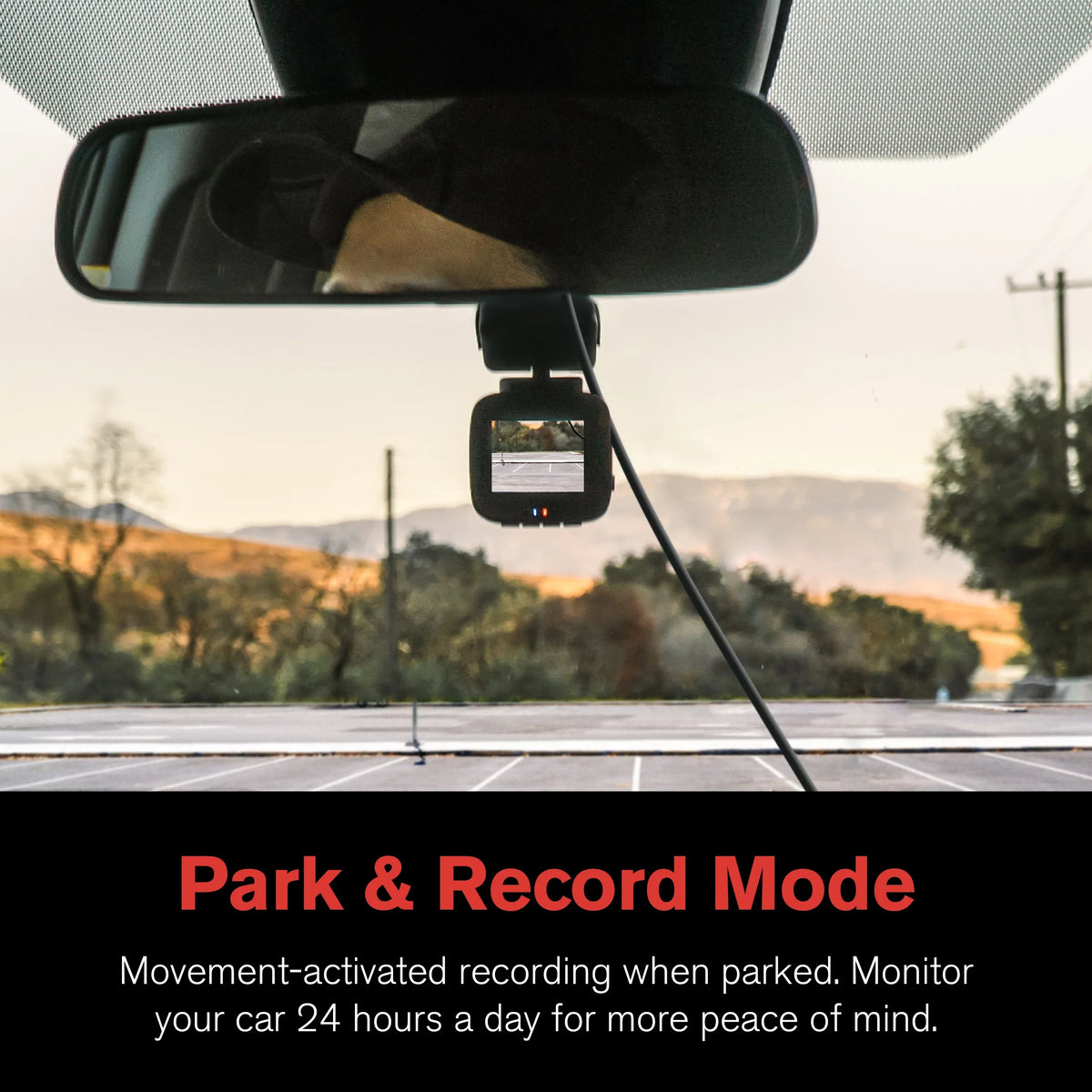 YADA 1080p Roadcam with App, 140 Degree Wide Angle Lense, 2.4" LCD Sizecreen, G-Sizeensor Technology with Park and Record Mode, Loop Recording