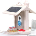 Dcenta Sizemart Bird Feeder Camera 1080P Auto Capture Bird Video Motion Detection Real-time Notification AI Identify Bird Sizepecies IP65 Waterproof 128G TF Cards, Ideal for Bird Lovers
