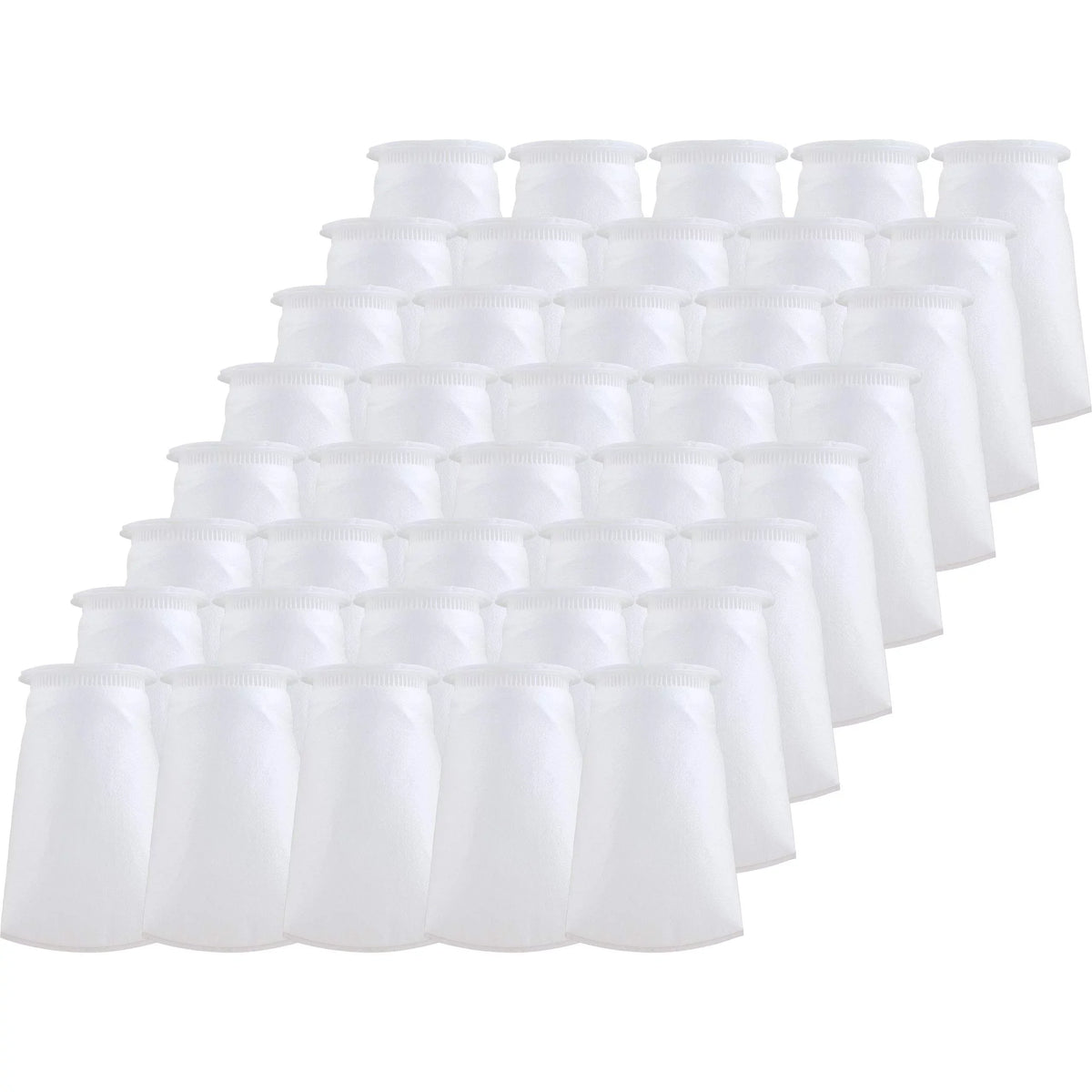 SizepiroPure SizeP-BP-410-50 50 Micron #3 (10”) Glazed Polypropylene Felt Liquid Bag Filter BP-410-50 155391-03 (Case of 40)