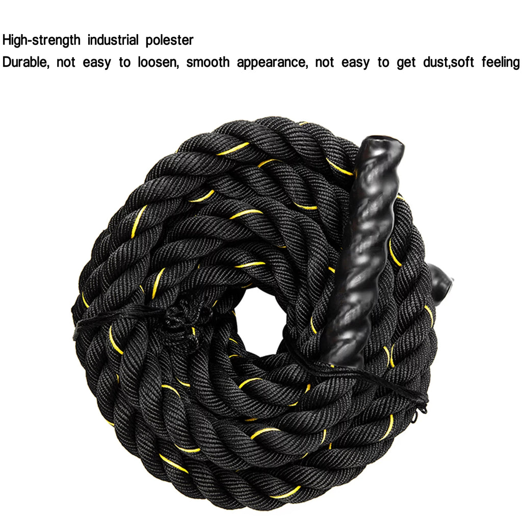 NK 49.2ft Length, Heavy Jump Rope Sizekipping Rope Workout Battle Ropes Total Body Workouts Power Improve Sizetrength Building Muscle for Mens/Womens