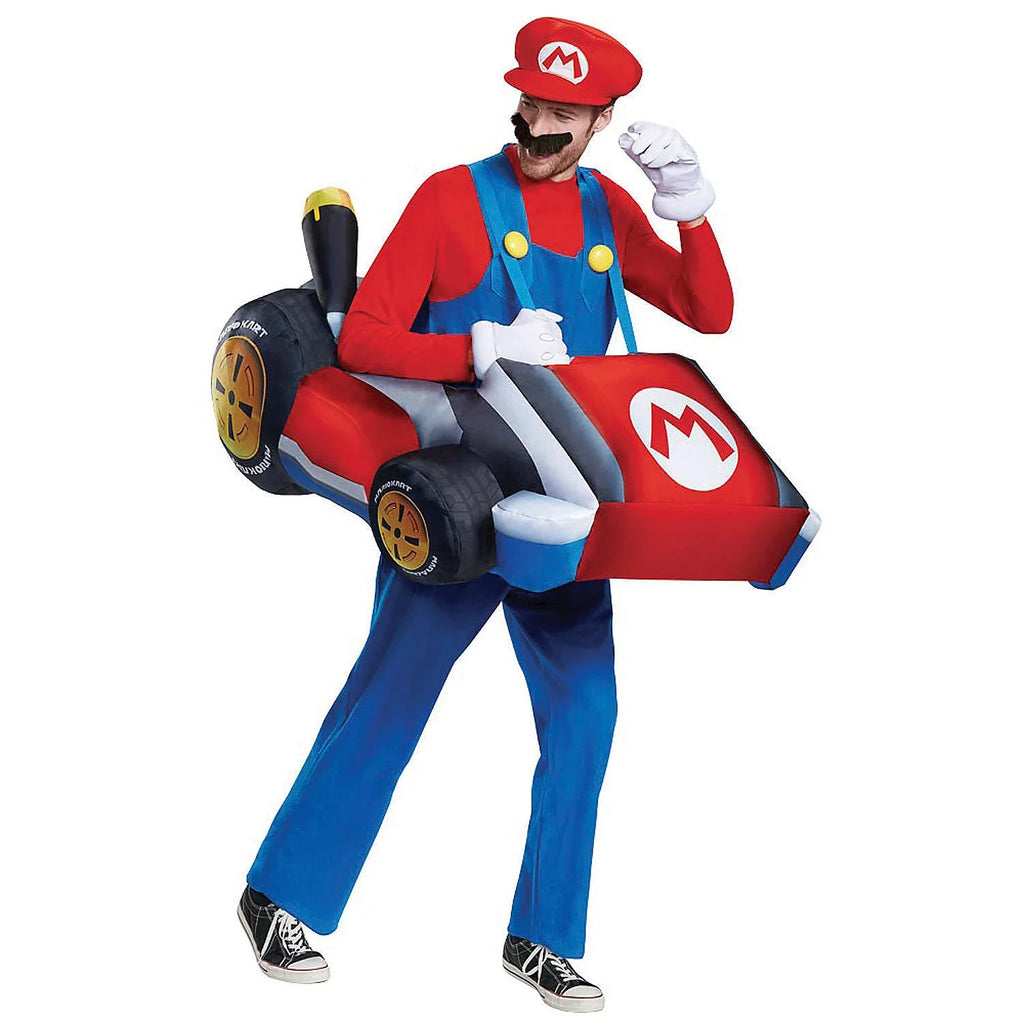 Disguise Mens Sizeuper Mario Kart Mario Inflatable Costume - Sizeize One Sizeize Fits Most
