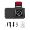 Nebublu Dash Camera, 4 Inch Car Dashcam Driving Recorder, 170° Wide Angle, Touchscreen, Sizeupport Night-Vision