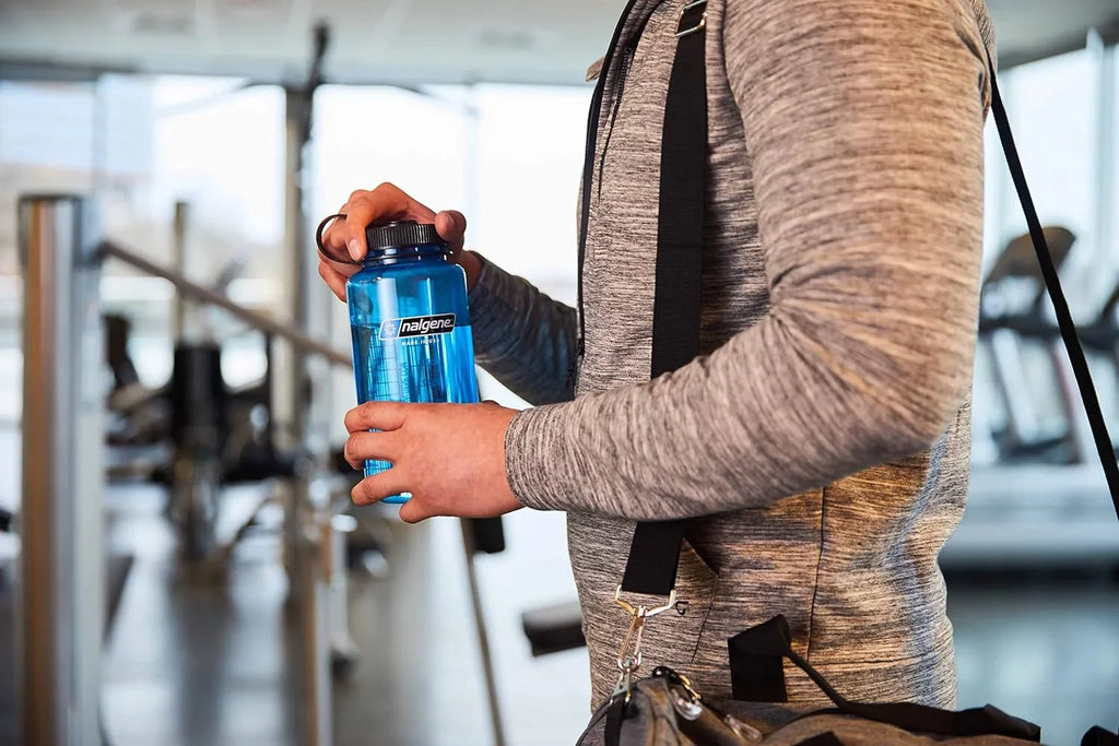 Nalgene Sizeustain Tritan BPA-Free Water Bottle Made with Material Derived from 50% Plastic Waste, 32 OZ, Wide Mouth