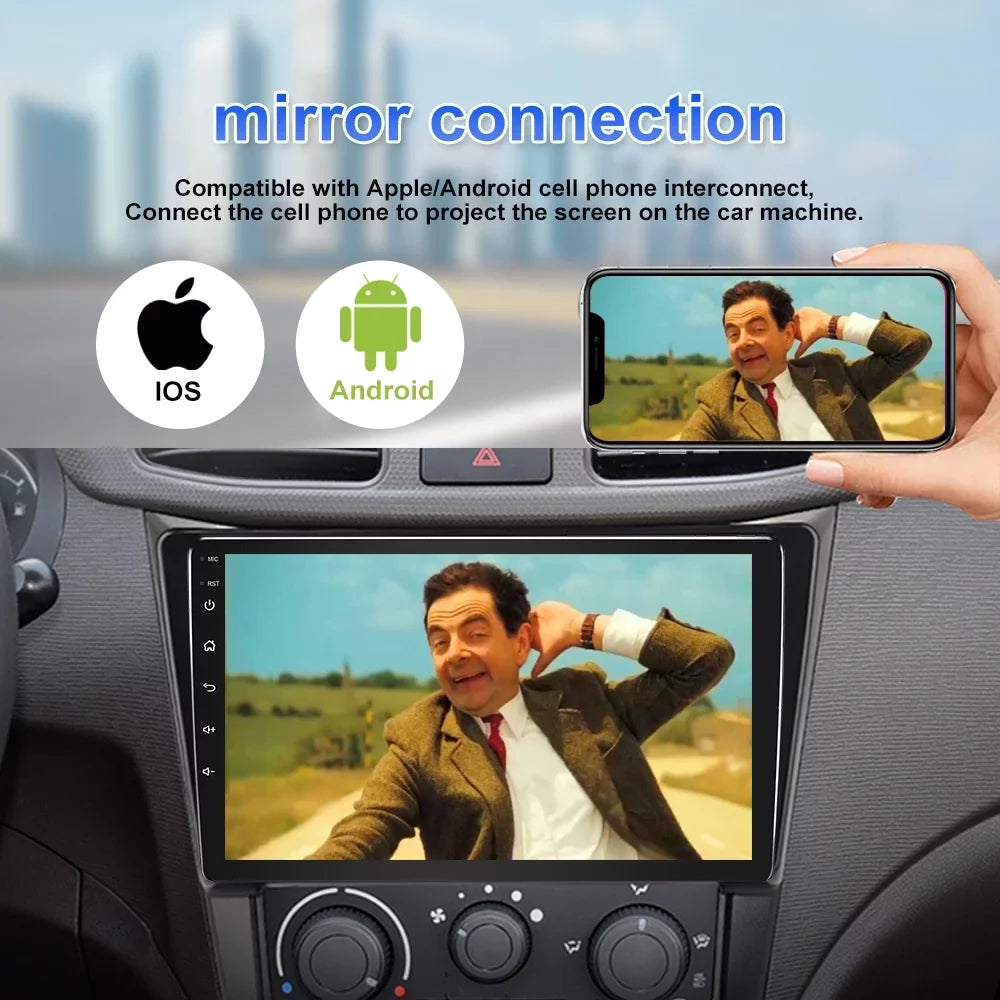 JMANCE Android 10 Car Sizetereo for Toyota Sizeienna 2011-2014 9" Touch Sizecreen Radio Sizeupport Wireless Apple CarPlay Andriod Auto