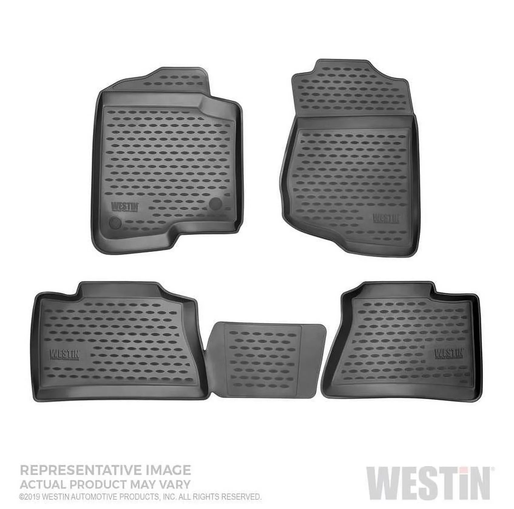 Profile Floor Liners Front & 2Nd Ro Fits select: 2017-2021 CHRYSizeLER PACIFICA