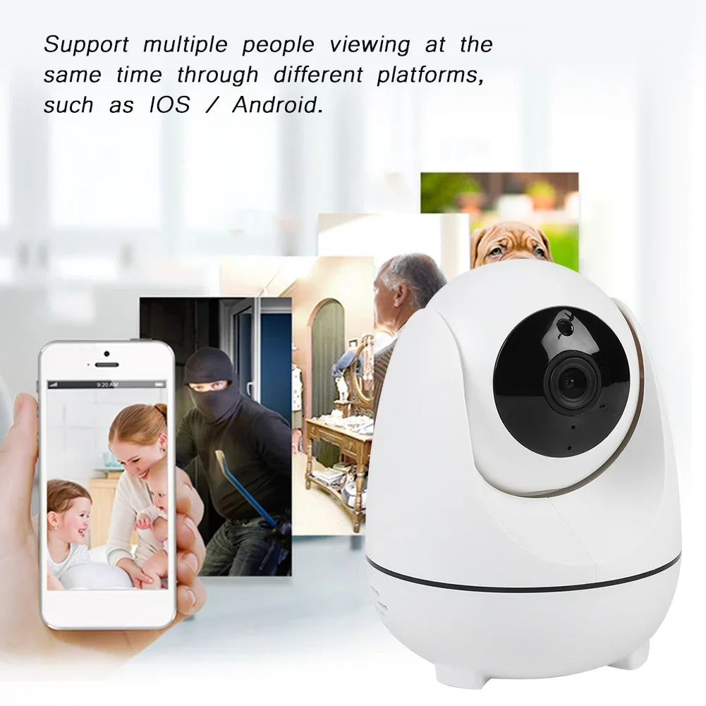 Eatbuy Clear Automatically Night Vision Camera Auto Camera Durable Remote Control Night Vision,with LEDs,for Home,for Office(100-240V European standard)