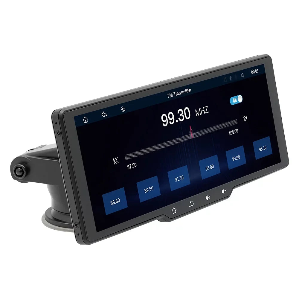 Dcenta Portable Wireless CarPlay Multi-language Car Video Recorder Car Camera Auto Camcorder 10.26in Car Rearview Camera Mobilephone APP Control Car MultiMedia Player