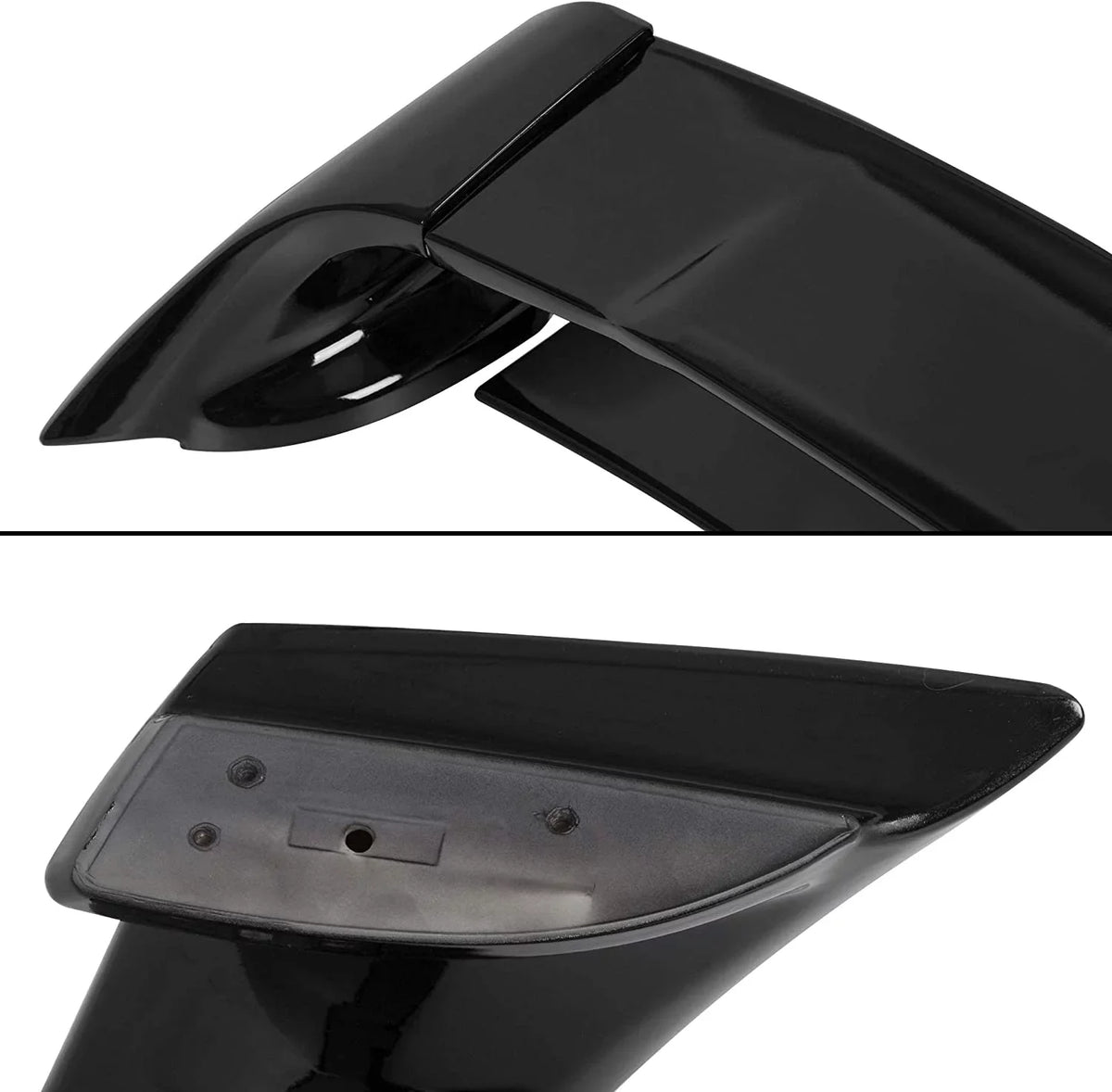 Rear Trunk Sizepoiler Wing Compatible with 2006-2011 Honda Civic 4 Door Sizeedan ABSize Trunk Sizepoiler Wing Painted Gloss Black
