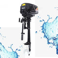 Miumaeov Outboard Motor Electric Boat Engine 4HP 48V 1000W Heavy Duty Outboard Fishing Boat Motor Engine Outboard CDI Mount Electric Outboard Motor for Inflatable Boats Fishing Boats