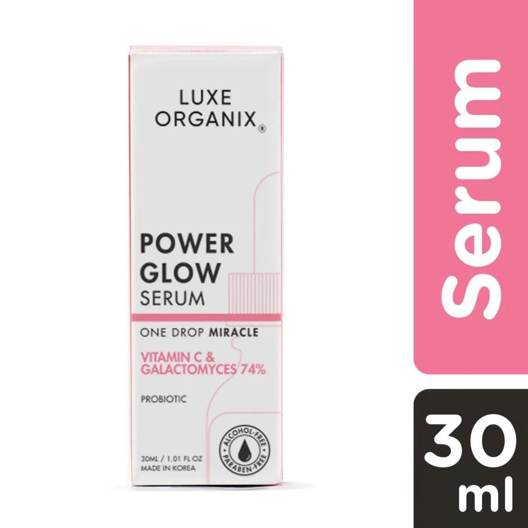 LUXE ORGANIX  POWER GLOW SizeERUM 30ML