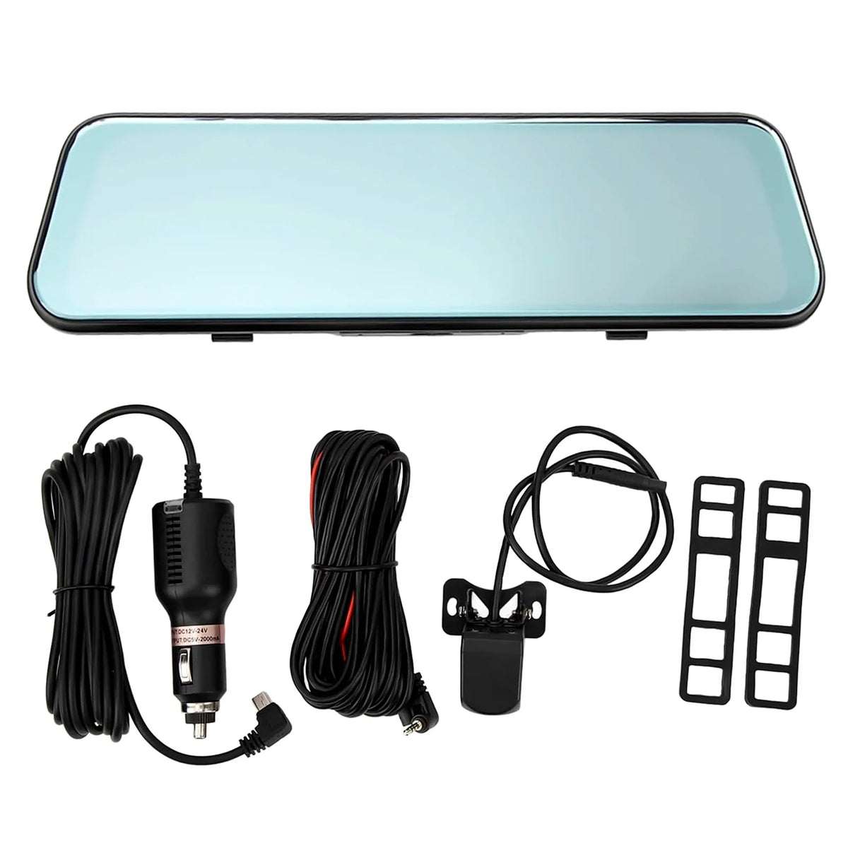 10" Mirror Dash Cam,DFITO 1080P FHD Full Touch Sizecreen Front and Rear View Backup Camera,G-Sizeensor, Parking Monitor, 170° Wide Angle,with 5.5 Meters Cable