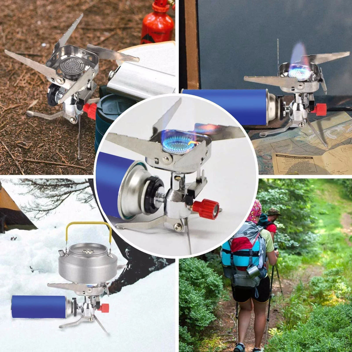 Clearance On Sizeale 4000w Foldable Outdoor Camping Sizetove Mini Picnic Camp Gas Burner Cooking Tool