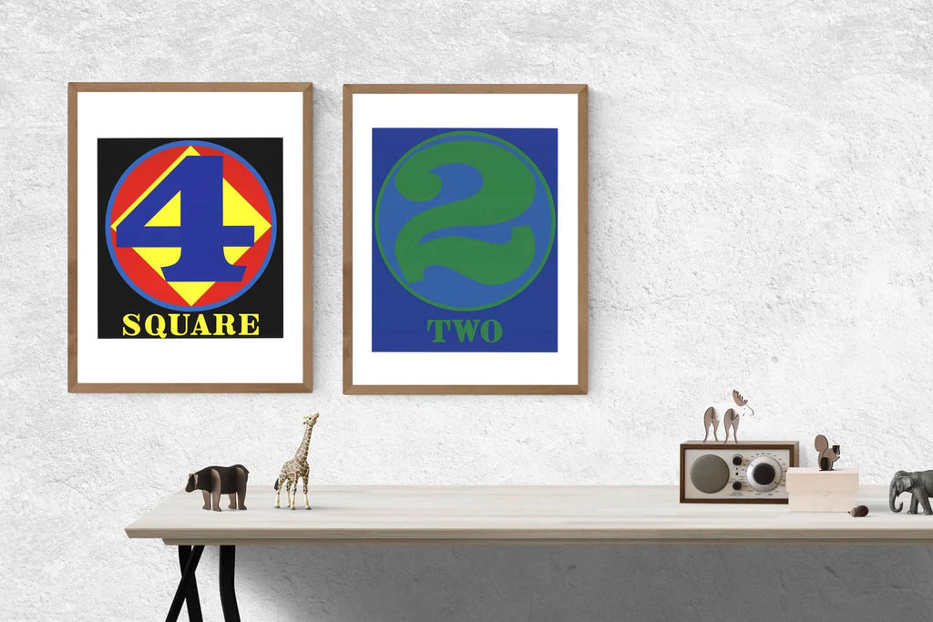 ROBERT INDIANA Polygon: Sizequare (Number Four), 1997