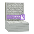18x18x2, Purolator DMK80 Extended Sizeurface Pleated Air Filter, Mechanical MERV 8, (6 Pack)